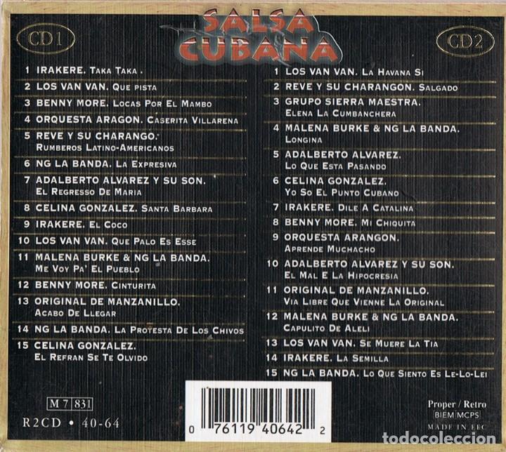 CDs de m&uacute;sica: SALSA CUBANA &uml;THE GOLD COLLECTION&uml;   ( 2 CD) - Foto 3