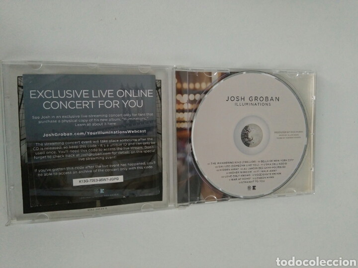 CDs de m&uacute;sica: Josh Groban - Illuminations - Cd album - Foto 2