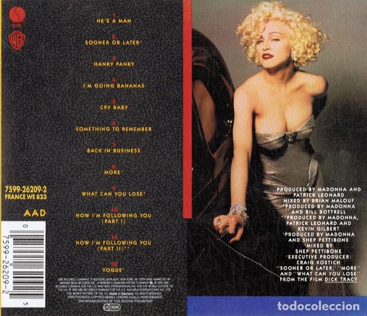 CDs de m&uacute;sica: MADONNA &uml;I&acute;M BREATHLESS&uml; (CD) - Foto 2