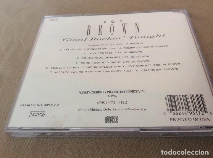 CDs de m&uacute;sica: ROY BROWN. Good rockin tonight. - Foto 2