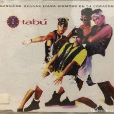 CDs de Música: TABU - SUNSHINE REGGAE 2 VERSIONES( PARA SIEMPRE EN TU CORAZON ) CD SINGLE MAX MUSIC DE 1995 RF-499. Lote 118487575