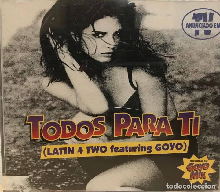CDs de m&uacute;sica: TODOS PARA TI - ( LATIN 4 TWO FEATURING ) CD SINGLE RF-519 - Foto 1