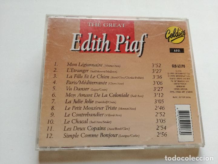 CDs de m&uacute;sica: CD - EDITH PIAF THE GREAT - 1999 - Foto 3