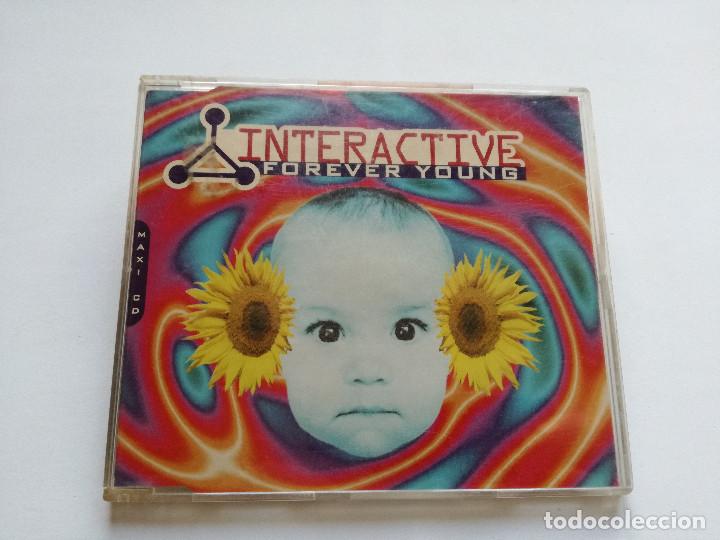 CDs de m&uacute;sica: CD MAXI - INTERACTIVE - FOREVER YOUNG - 1994 - Foto 1