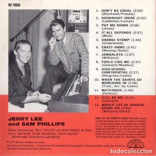 CDs de m&uacute;sica: Jerry Lee Lewis - Jerry Lee Lewis - CD - Foto 2