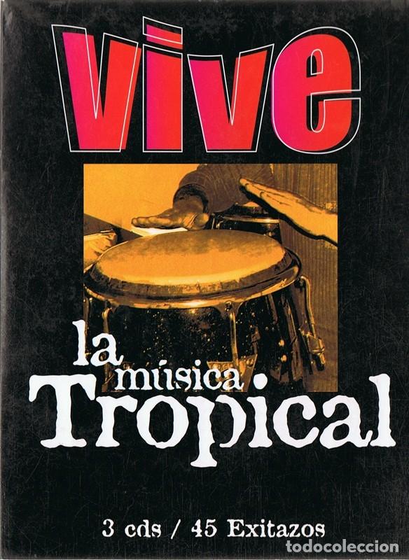 CDs de m&uacute;sica: VIVE LA M&Uacute;SICA TROPICAL ( 3 CD) - Foto 1