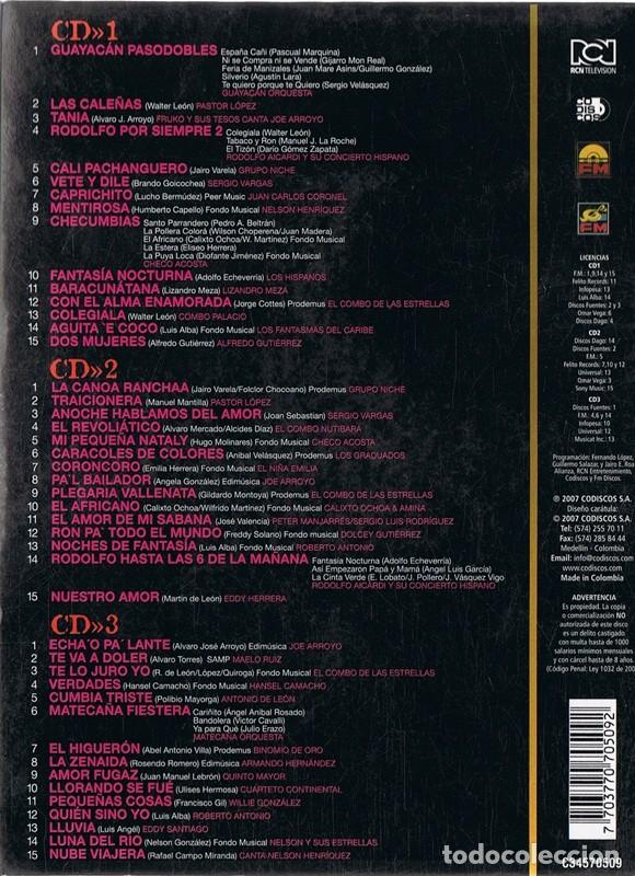 CDs de m&uacute;sica: VIVE LA M&Uacute;SICA TROPICAL ( 3 CD) - Foto 2
