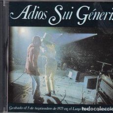 CDs de Música: SUI GENERIS - ADIOS SUI GENERIS PARTE 2 - CD MUY RARO DE ROCK ARGENTINO - CHARLY GARCIA. Lote 118934543