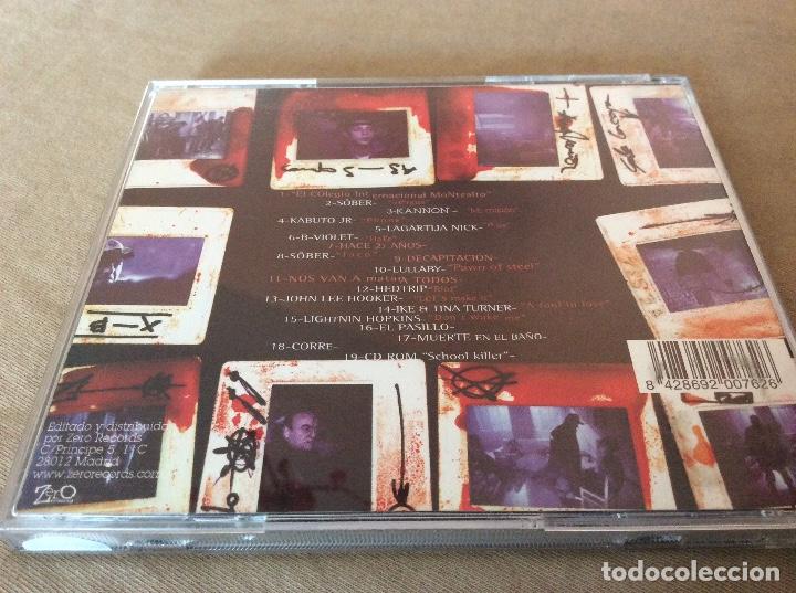 CDs de m&uacute;sica: SCHOOL KILLER - Nos van a matar a todos (CD Zero Records). 2001. - Foto 2