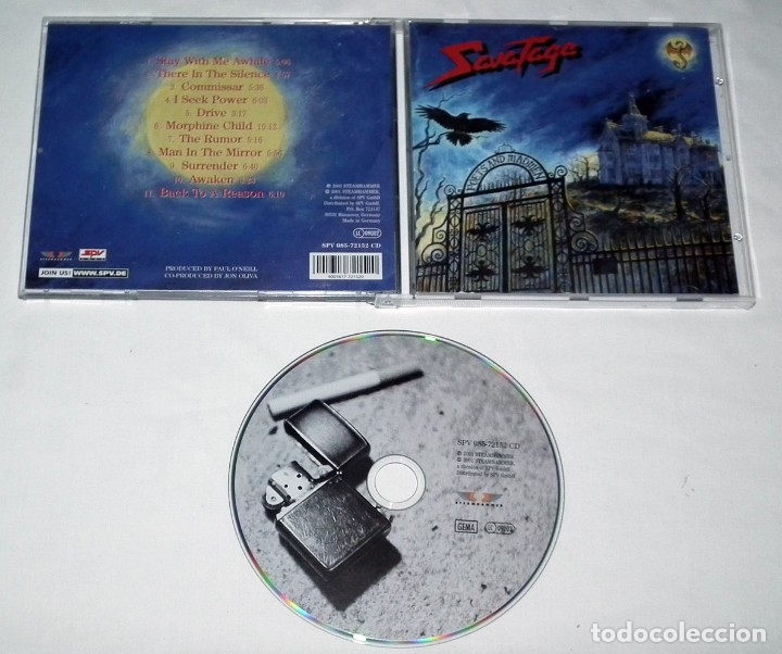 CDs de m&uacute;sica: CD SAVATAGE - POETS AND MADMEN - Foto 2