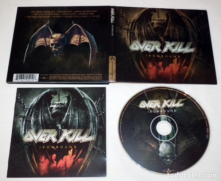 CDs de m&uacute;sica: CD OVERKILL - IRONBOUND - Foto 2