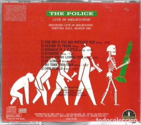 CDs de m&uacute;sica: CD THE POLICE : EVOLUTION ( LIVE IN MELBOURNE, 1981 ) - Foto 2