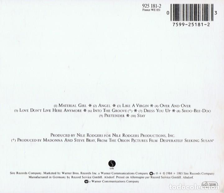 CDs de m&uacute;sica: MADONNA &uml;LIKE A VIRGIN&uml; (CD) - Foto 2