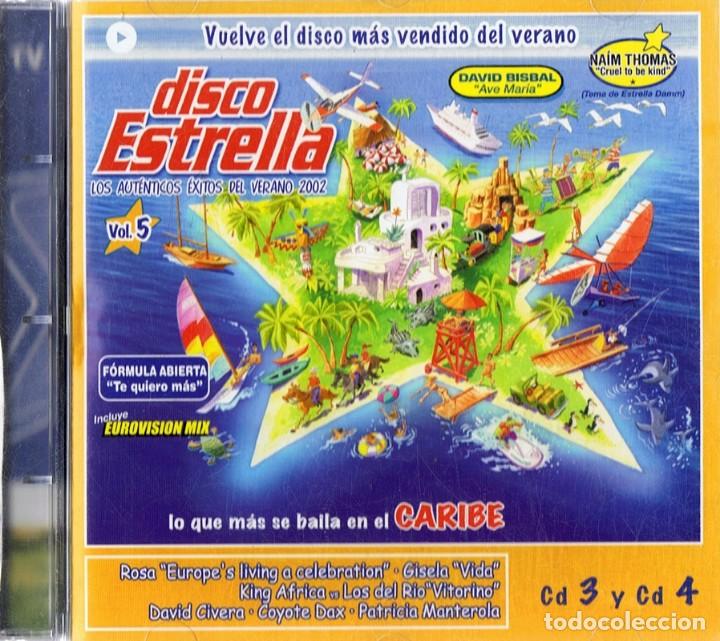 CDs de m&uacute;sica: DISCO ESTRELLA &Eacute;XITOS DEL VERANO 2002 VOL. 5 (CD 3 Y CD 4) - Foto 1