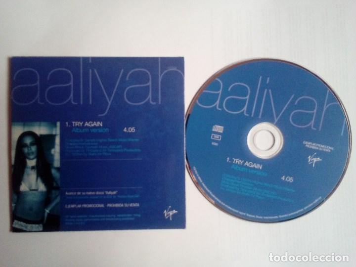 CDs de m&uacute;sica: Aaliyah: Try again, Cd single promo Virgin. Spain, 2000. - Foto 2