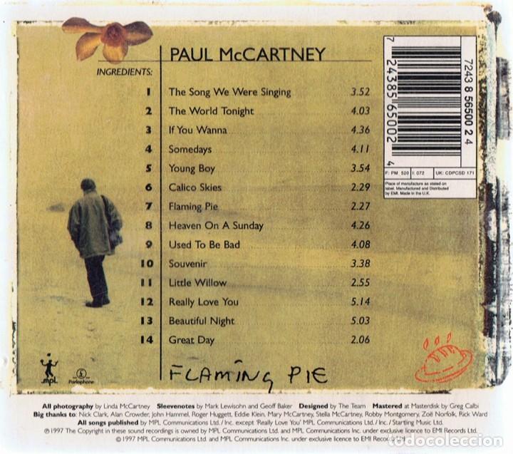 CDs de m&uacute;sica: PAUL MCCARTNEY &uml;FLAMING PIE&uml; (CD) - Foto 2