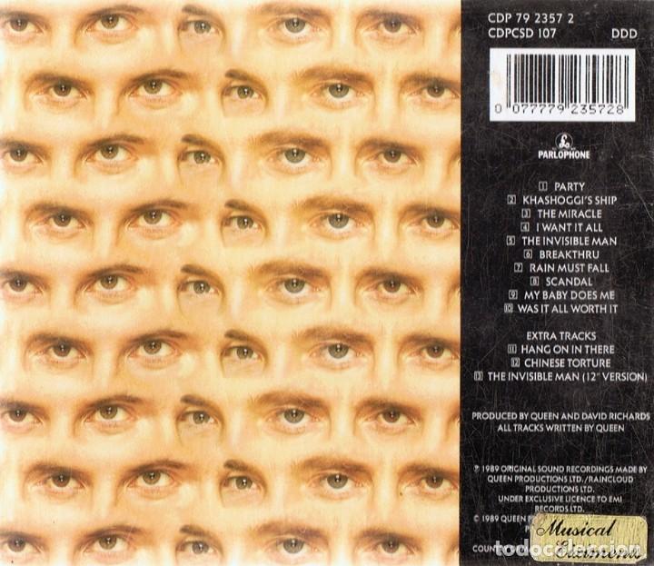 CDs de m&uacute;sica: QUEEN &uml;THE MIRACLE&uml; (CD) - Foto 2