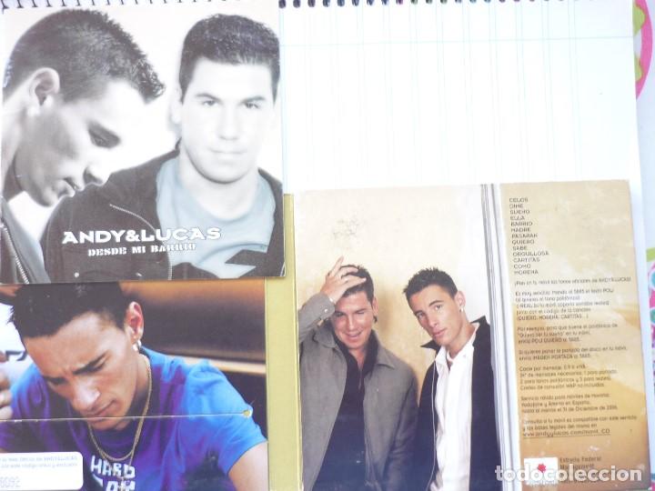 CDs de m&uacute;sica: 2 CD DE ANDY Y LUCAS CON FOLLETOS DE LAS CANCIONES. - Foto 2