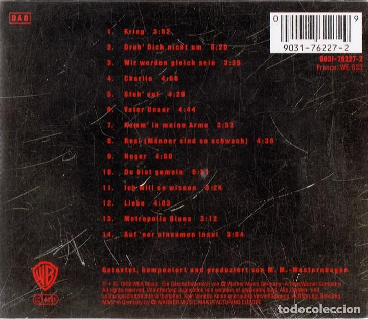 CDs de m&uacute;sica: WESTERNHAGEN &uml;JAJA&uml; (CD) - Foto 2