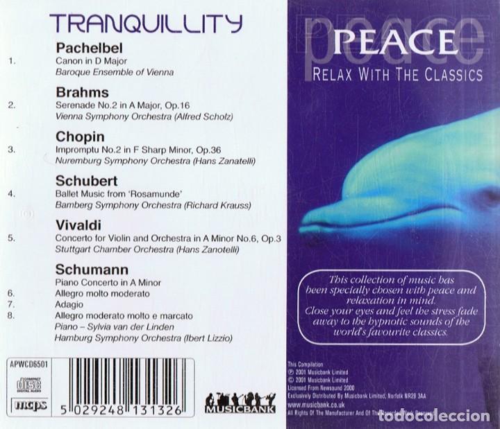 CDs de m&uacute;sica: PEACE RELAX WITH THE CLASSICS TRANQUILLITY  (CD) - Foto 2