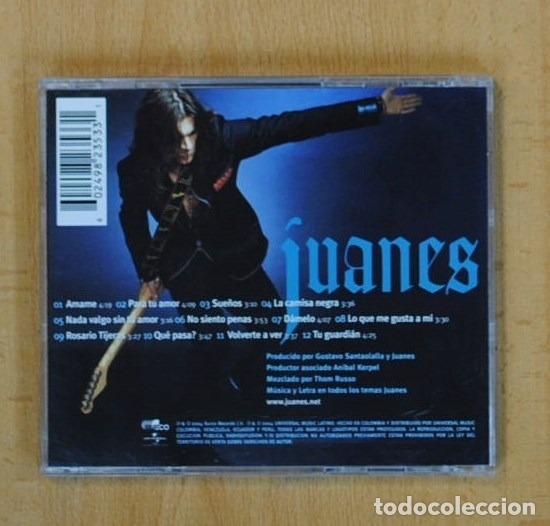 CDs de m&uacute;sica: JUANES - MI SANGRE - CD - Foto 2