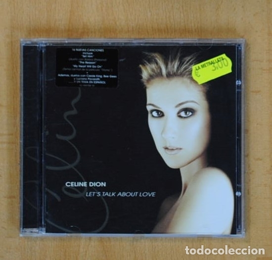 CDs de m&uacute;sica: CELINE DION - LET&acute;S TALK ABOUT LOVE - CD - Foto 1