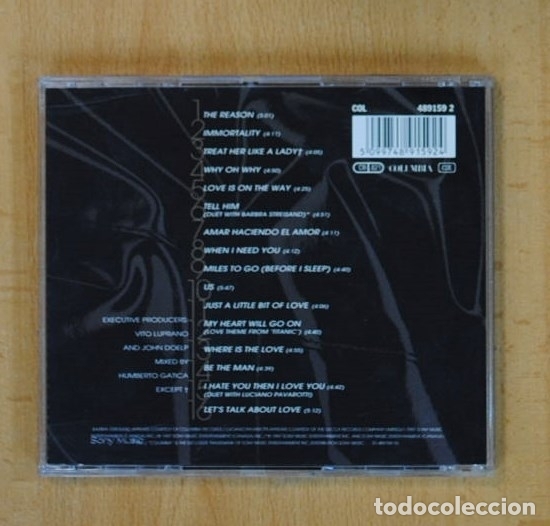 CDs de m&uacute;sica: CELINE DION - LET&acute;S TALK ABOUT LOVE - CD - Foto 2