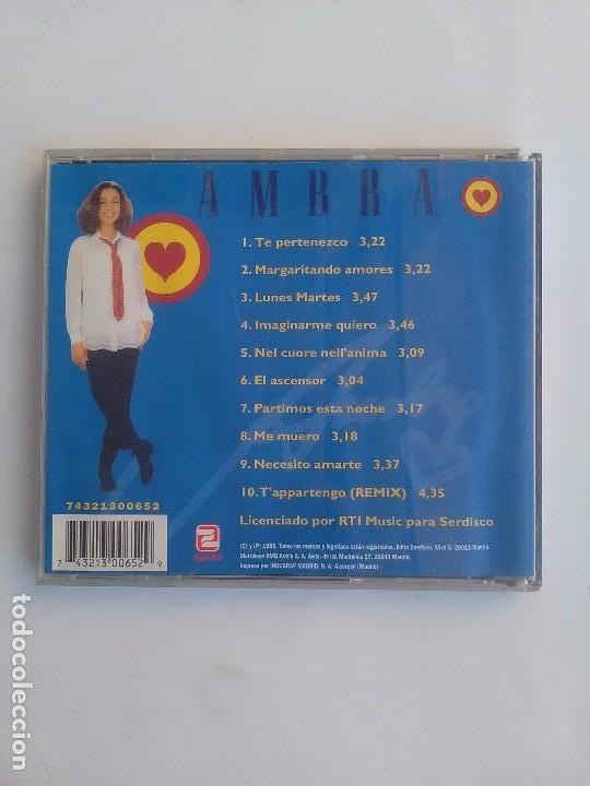 CDs de m&uacute;sica: CD AMBRA/TE PERTENEZCO - Foto 2