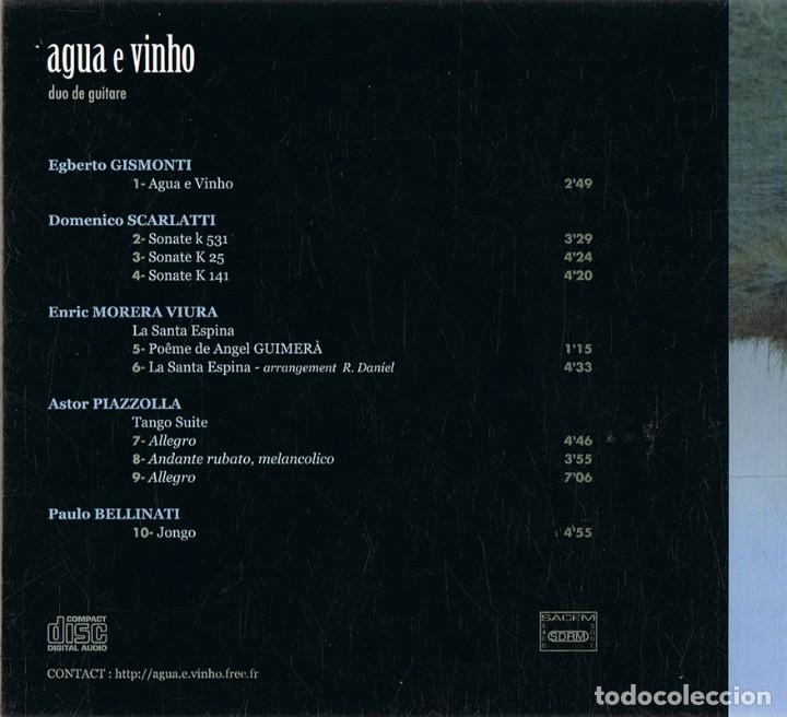 CDs de m&uacute;sica: AGUA E VINHO &uml;LA SANTA ESPINA&uml;  (CD) - Foto 2