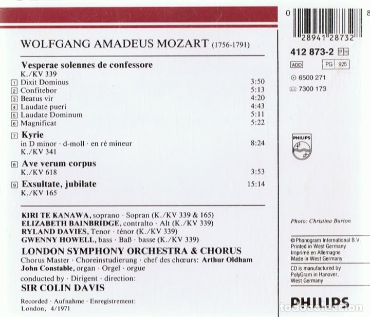 CDs de m&uacute;sica: MOZART  KIRI TE KANAWA CLASSICS  (CD) - Foto 2