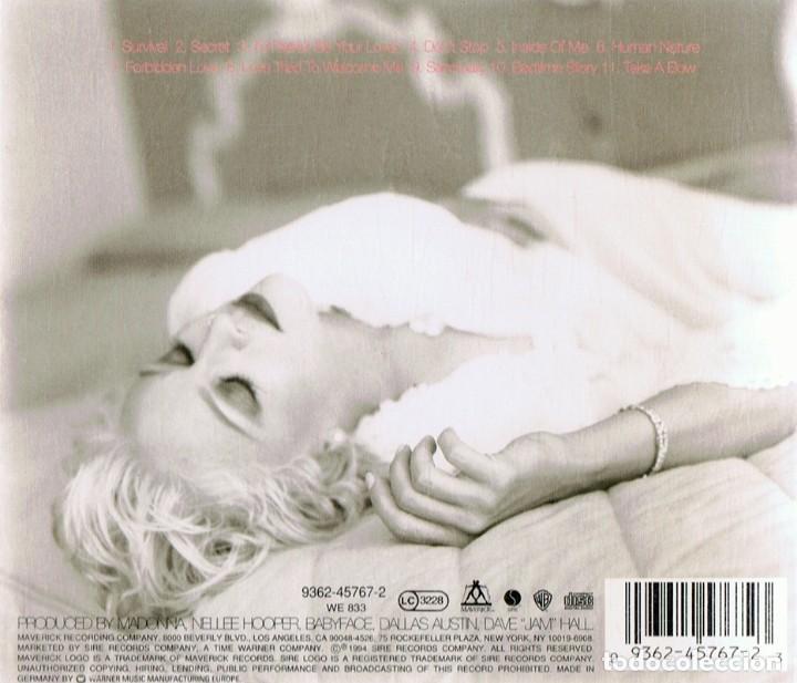 CDs de m&uacute;sica: MADONNA &uml;BED TIME STORIES&uml; (CD) - Foto 2