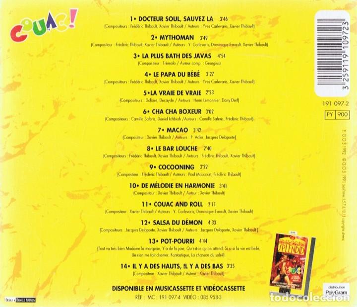 CDs de m&uacute;sica: LE GRAND ORCHESTRA DU SPLENDID &uml;COUAC!&uml;  (CD) - Foto 2