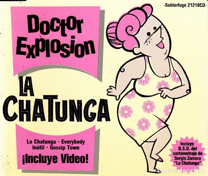 CDs de m&uacute;sica: DOCTOR EXPLOSION - LA CHATUNGA CD SINGLE 4 TEMAS RARO SPAIN 2000 - Foto 1