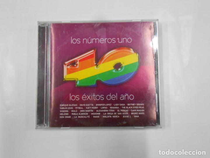 CDs de m&uacute;sica: LOS NUMERO UNO. LOS 40. LOS EXITOS DEL A&Ntilde;O. SOLO CD N&ordm; 2. TDKCD7 - Foto 1