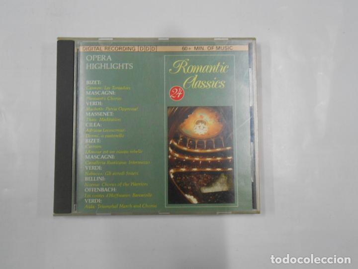CDs de m&uacute;sica: ROMANTIC CLASSICS 24. OPERA HIGHLIGHTS. CD. TDKCD7 - Foto 1
