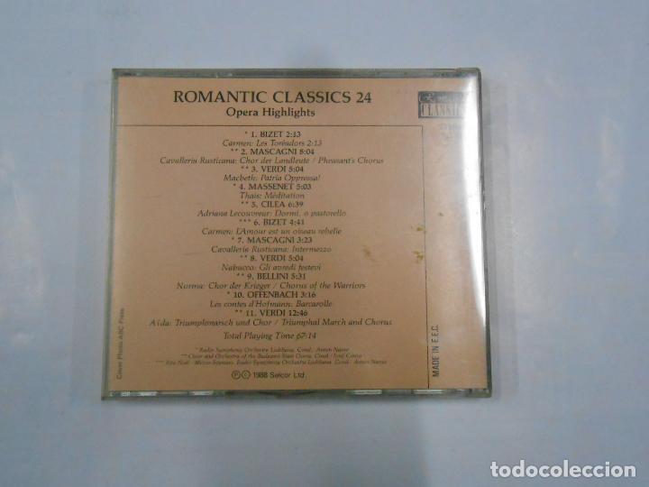 CDs de m&uacute;sica: ROMANTIC CLASSICS 24. OPERA HIGHLIGHTS. CD. TDKCD7 - Foto 2