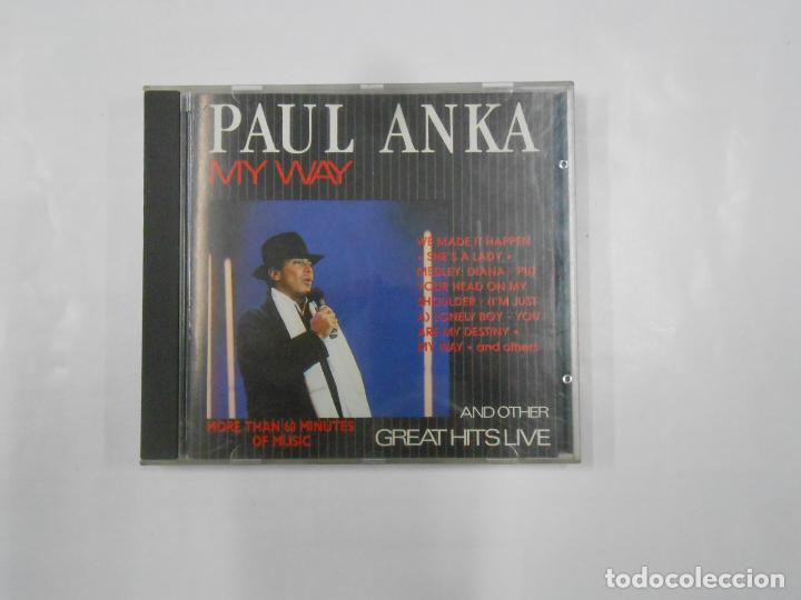 CDs de m&uacute;sica: PAUL ANKA. MY WAY. CD. TDKCD7 - Foto 1
