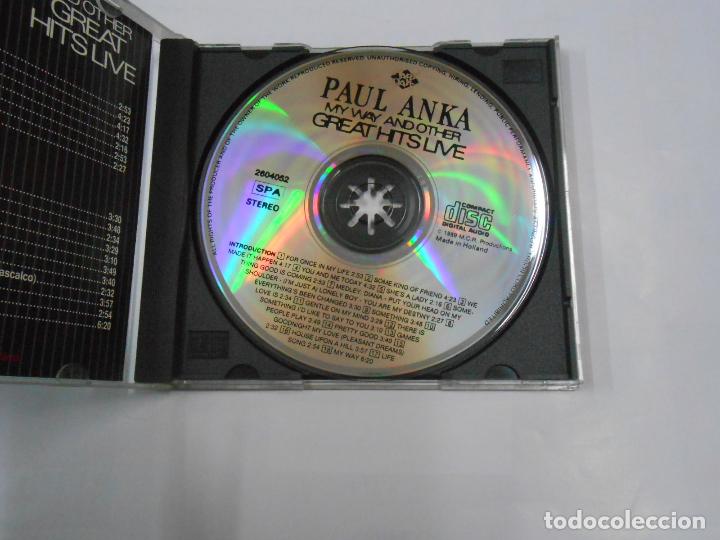 CDs de m&uacute;sica: PAUL ANKA. MY WAY. CD. TDKCD7 - Foto 2