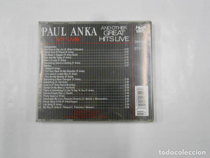 CDs de m&uacute;sica: PAUL ANKA. MY WAY. CD. TDKCD7 - Foto 3