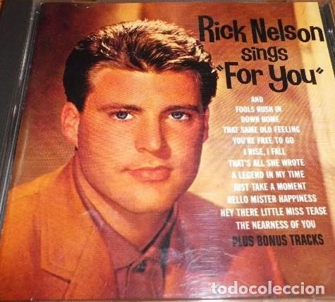 CDs de m&uacute;sica: Rick Nelson - Sings For You - CD - Foto 1
