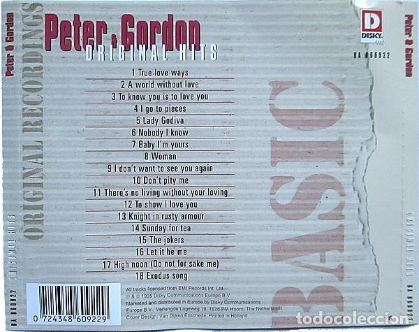 CDs de m&uacute;sica: Peter & Gordon - Original Hits - CD - Foto 2