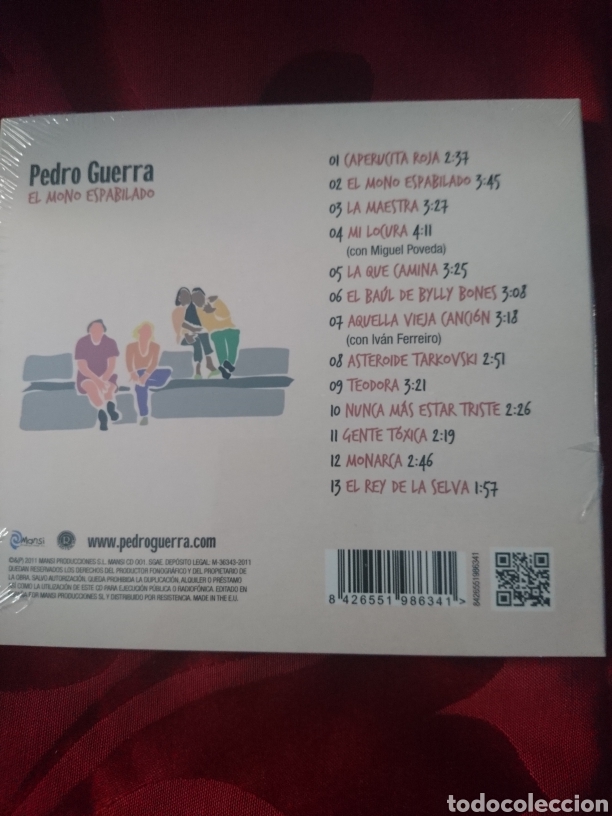 CDs de m&uacute;sica: Pedro Guerra el mono espabilado. Nuevo - Foto 2