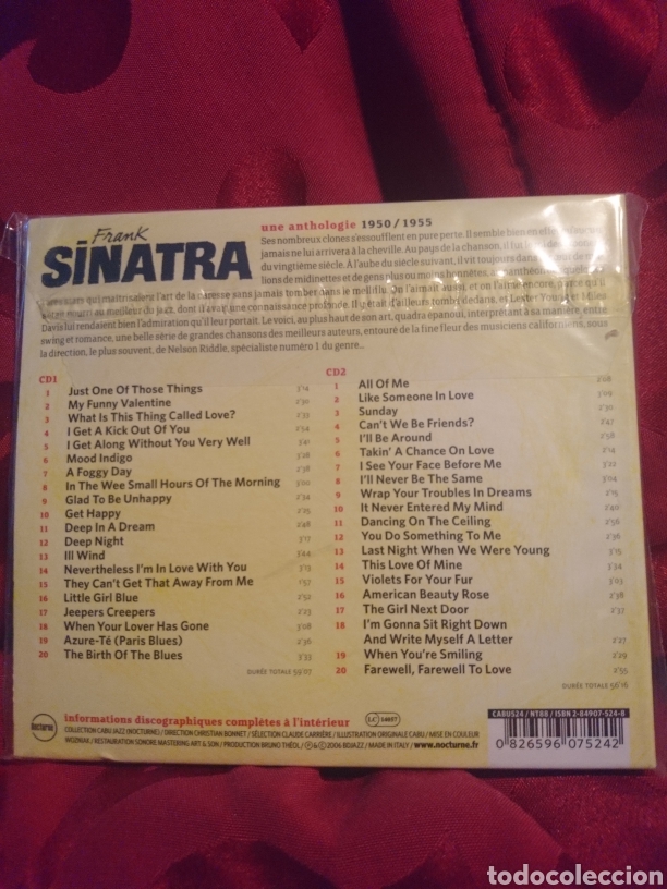 CDs de m&uacute;sica: Frank Sinatra nuevo 2 cds - Foto 2