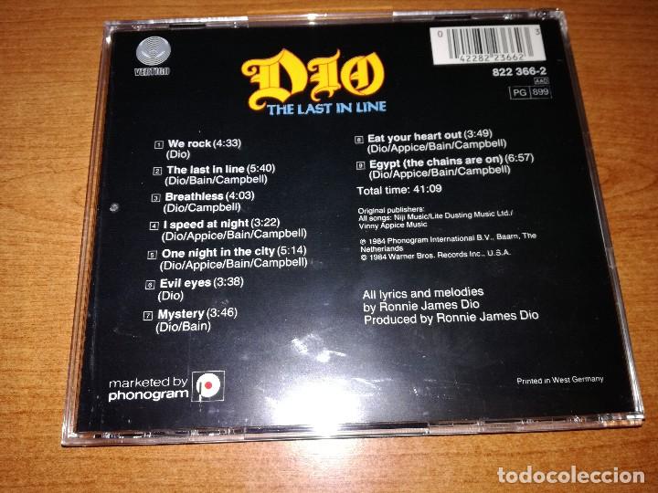 CDs de m&uacute;sica: CD Dio - The Last In Line - Foto 3