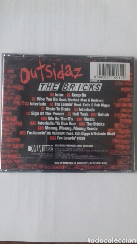 CDs de m&uacute;sica: Outsidaz. The Bricks. - Foto 2