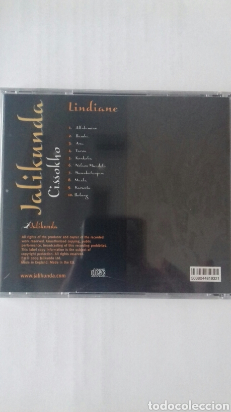CDs de m&uacute;sica: Jalikunda. Lindiane - Foto 2