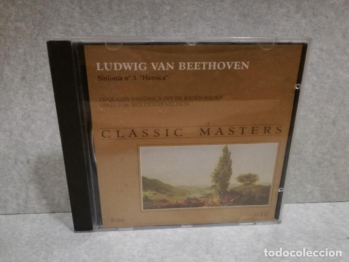 CDs de M&uacute;sica: CD - calssic masters - ludwing van beethoven - sinfonia n&ordm;3 heroica