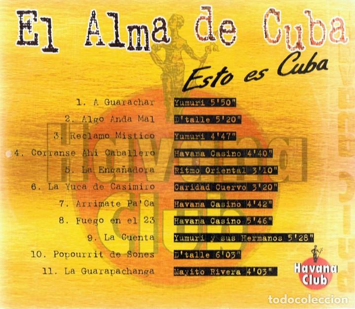 CDs de m&uacute;sica: EL ALMA DE CUBA ESTO ES CUBA  (CD) - Foto 2