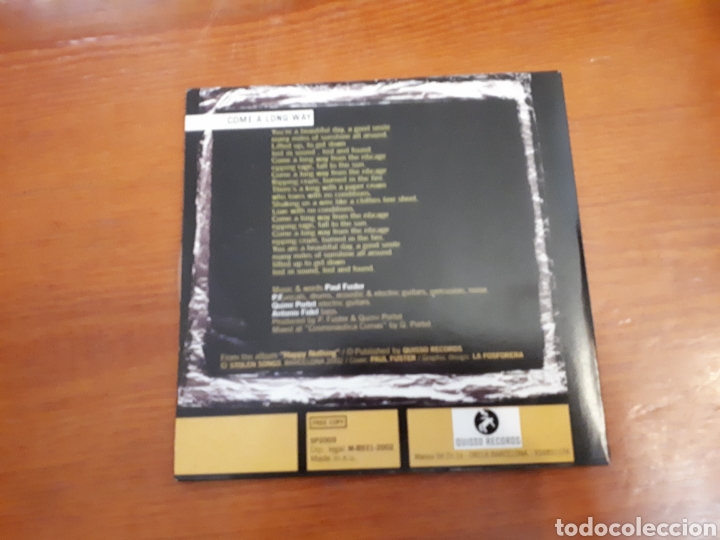 CDs de m&uacute;sica: Paul Fuster. CD promocional - Foto 2