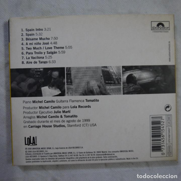 CDs de m&uacute;sica: MICHEL CAMILO & TOMATITO - SPAIN - CD 2000 - Foto 4